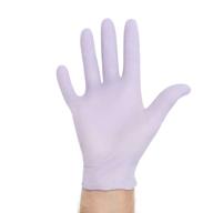 🧤 lavender nitrile exam gloves by halyard - powder-free, 3.1 mil - medium size (box of 250, 52818) logo