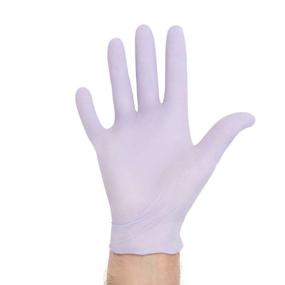 img 3 attached to 🧤 Lavender Nitrile Exam Gloves by HALYARD - Powder-Free, 3.1 mil - Medium Size (Box of 250, 52818)