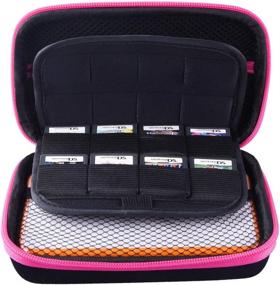 img 2 attached to Stylish and Protective AUSTOR Carrying Case for New Nintendo 2DS XL, Rose