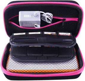 img 4 attached to Stylish and Protective AUSTOR Carrying Case for New Nintendo 2DS XL, Rose