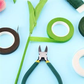 img 1 attached to 🌸 DECORA Floral Tools Kits with Wire Floral Stems: 18 Gauge, 22 Gauge, and 26 Gauge, Wire Cutter, and Floral Tape for Floral Arranging Craft Projects, Corsages, Wedding Bouquet