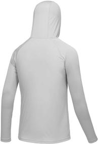 img 3 attached to BALEAF Boys UPF 50+ Shirts: Sun Protection, Quick Dry, Youth Long Sleeve Hoodies Shirt with Thumbholes for Workout