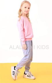 img 1 attached to 👕 ALALIMINI Toddler Sweatshirts - Lightweight Crewneck Boys' Clothing and Fashion Hoodies