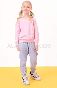 img 2 attached to 👕 ALALIMINI Toddler Sweatshirts - Lightweight Crewneck Boys' Clothing and Fashion Hoodies