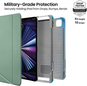 img 3 attached to Tomtoc Vertical Case For IPad Pro 11-Inch M1 3Rd Gen 2021 Tablet Accessories