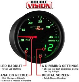 img 2 attached to MaxTow Double Vision Turbo Boost Interior Accessories for Gauges