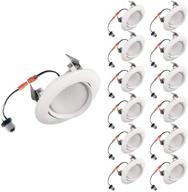 ostwin (12 pack) 4 inch led retrofit gimbal downlight логотип