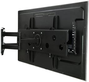 img 1 attached to Mount-It! Heavy-Duty Full-Motion TV Wall Mount with Large Articulating Arm, LCD LED Plasma Flat Screen Curved TV Mounting Bracket Supports up to 175 lbs, HDMI Cable Included (MI-310B)