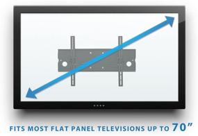 img 2 attached to Mount-It! Heavy-Duty Full-Motion TV Wall Mount with Large Articulating Arm, LCD LED Plasma Flat Screen Curved TV Mounting Bracket Supports up to 175 lbs, HDMI Cable Included (MI-310B)