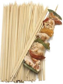 img 4 attached to 🍢 Norpro 9-Inch Bamboo Skewers - Pack of 100, Brown - Top-Quality for BBQ, Grill, and Appetizers