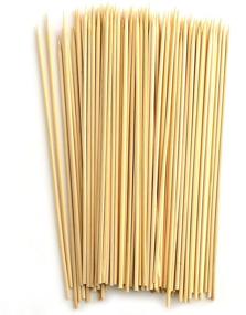 img 3 attached to 🍢 Norpro 9-Inch Bamboo Skewers - Pack of 100, Brown - Top-Quality for BBQ, Grill, and Appetizers