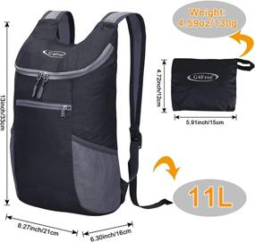img 3 attached to 🎒 G4Free Compact and Portable Shoulder Backpack: Lightweight and Packable
