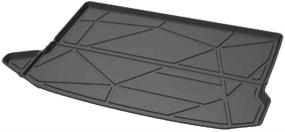 img 3 attached to 🚗 Cqlights Kona Cargo Liner for Hyundai Kona 2018-2021 - Heavy-Duty Rubber Trunk Liner Tray - Waterproof Rear Cargo Area Mat - Black Floor Mat with Enhanced Protection