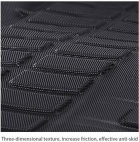 img 1 attached to 🚗 Cqlights Kona Cargo Liner for Hyundai Kona 2018-2021 - Heavy-Duty Rubber Trunk Liner Tray - Waterproof Rear Cargo Area Mat - Black Floor Mat with Enhanced Protection