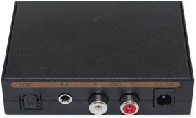 img 1 attached to 🔊 Wiistar Toslink Switch 3x1 Digital Optical Audio Switch: 5.1CH/ LPCM2.0/ DTS Support with Analog RCA and 3.5mm Connectivity