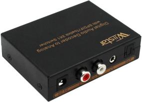 img 3 attached to 🔊 Wiistar Toslink Switch 3x1 Digital Optical Audio Switch: 5.1CH/ LPCM2.0/ DTS Support with Analog RCA and 3.5mm Connectivity