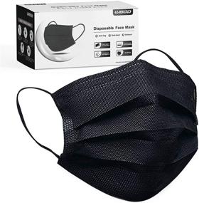 img 4 attached to 🖤 Black Adults Disposable Breathable Comfortable Protective