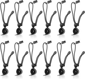 img 4 attached to SLOW DOLPHIN Backdrop Background Muslin String Clips Holder - 12 Pack, Black: Perfect Solution for Photo and Video Studio Photography