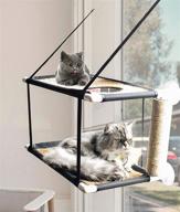 🐱 daidom 2nd gen cat window hammock: the ultimate indoor cat perch with two levels for single or multiple cats! transform your window into a cozy canopy ledge logo