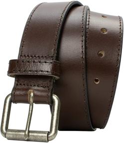 img 2 attached to Genuine Leather Men's Accessories: Outback Black Belt