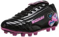 vibrantly chic: vizari retro hearts soccer shoes for girls' - unmatched style & performance! logo