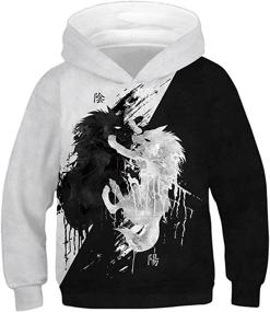 img 2 attached to ENLACHIC Animal Pullover Hoodie Sweatshirt Boys' Clothing ~ Fashion Hoodies & Sweatshirts