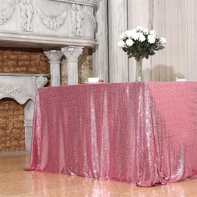 img 1 attached to Rectangular 60X102 Inch Eternal Beauty Tablecloth - Improved for SEO