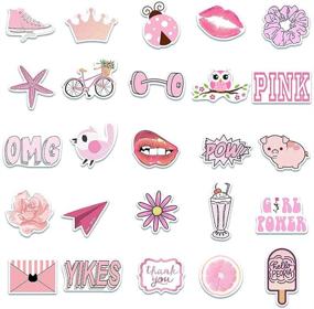 img 1 attached to 🎁 300 PCS Cute Stickers Pack | Waterproof Vinyl Stickers for Laptop, Skateboard, Water Bottles, Computer, Phone, Guitar | VSCO Stickers for Adult | Perfect Gift