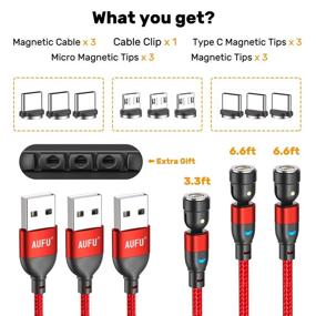 img 3 attached to Fast Charging Magnetic Charging Cable (3Pack