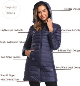 img 1 attached to Obosoyo Packable Lightweight Outerwear XX Large Women's Clothing for Coats, Jackets & Vests