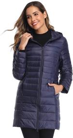 img 4 attached to Obosoyo Packable Lightweight Outerwear XX Large Women's Clothing for Coats, Jackets & Vests