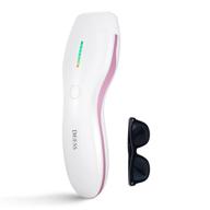 💖 deess hair removal device series 3 plus, 350,000 flashes - effective home laser hair removal system in pink with corded design. no downtime, no cooling gel required. bonus gift: goggles! logo