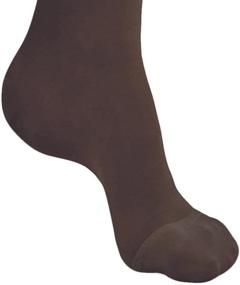 img 2 attached to 🧦 Ames Walker AW Style 4 Sheer Support Thigh Highs - Black (15-20mmHg) with Comfortable Band