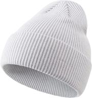 🧒 warm rib knit cuff beanie winter hat for toddler boys and girls - home prefer логотип