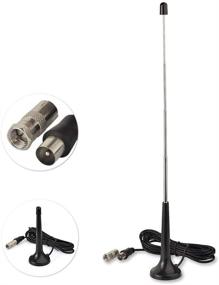 img 1 attached to Enhanced Superbat Telescopic FM Antenna Replacement Kit | Magnetic Base + F to TV Adapter for Yamaha Pioneer Danon Stereo Receiver | Indoor TV Tuner | DVB FM Radio, and More