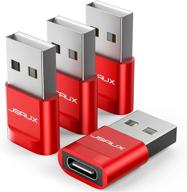 переходник usb-c «мама» на «папа» usb-a 4-pack логотип