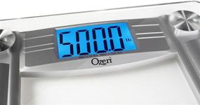 img 3 attached to 🔢 Ozeri ProMax 560lbs/255kg Bath Scale: Highly Accurate Sensor Technology with Body Tape Measure & Fat Caliper, Silver