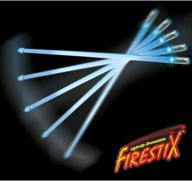 blue fx12bl firestix light-up drumsticks by trophy logo