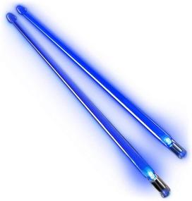 img 1 attached to Blue FX12BL Firestix Light-Up Drumsticks by Trophy