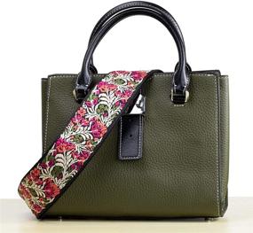 img 2 attached to Allzedream Adjustable Replacement Crossbody Embroidered Women's Handbags & Wallets