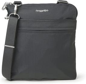 img 4 attached to 👜 Сумка Baggallini Anti-Theft Harbor Crossbody Charcoal - лучшие сумки через плечо для женщин