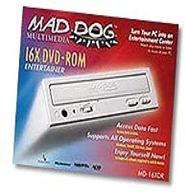 📀 high-speed 16x dvd-rom drive by mad dog logo