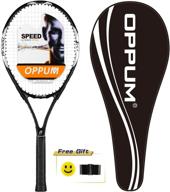 🎾 oppum adult carbon fiber tennis racket - super light weight, shock-proof & throw-proof - includes tennis bag & overgrip логотип