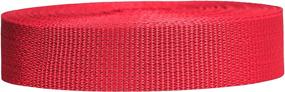 img 2 attached to 🧵 Polypropylene Webbing for Outdoor DIY Gear Repair, Pet Collars, Crafts - Lightweight Poly Strapping – 1 Inch by 10, 25, or 50 Yards, Over 20 Color Options