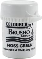 brusho crystal color 15g зеленый мох логотип