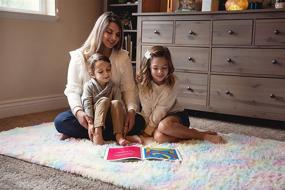 img 3 attached to Joyful Rugs Colorful Playroom Aesthetic