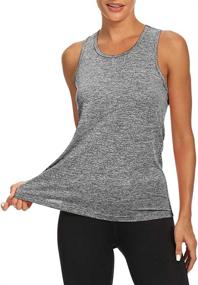 img 1 attached to Mippo Workout Sleeveless Athletic Running Outdoor Recreation in Outdoor Clothing