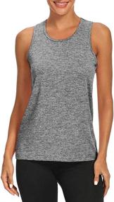 img 3 attached to Mippo Workout Sleeveless Athletic Running Outdoor Recreation in Outdoor Clothing