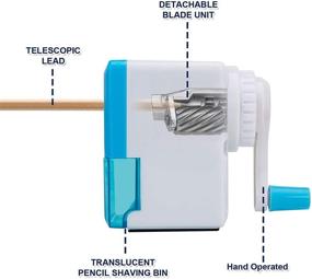 img 2 attached to Точилка для канцелярских принадлежностей для школы, подарок в виде карандаша