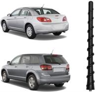 📡 enhanced 7-inch spiral radio roof antenna mast | fits chrysler sebring 300, dodge avenger charger magnum nitro journey, jeep compass | direct replacement short thread screw type logo